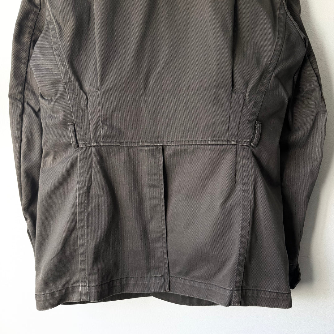 Gucci By Tom Ford SS2003 Brown Cotton Mandarin Collar Safari Jacket