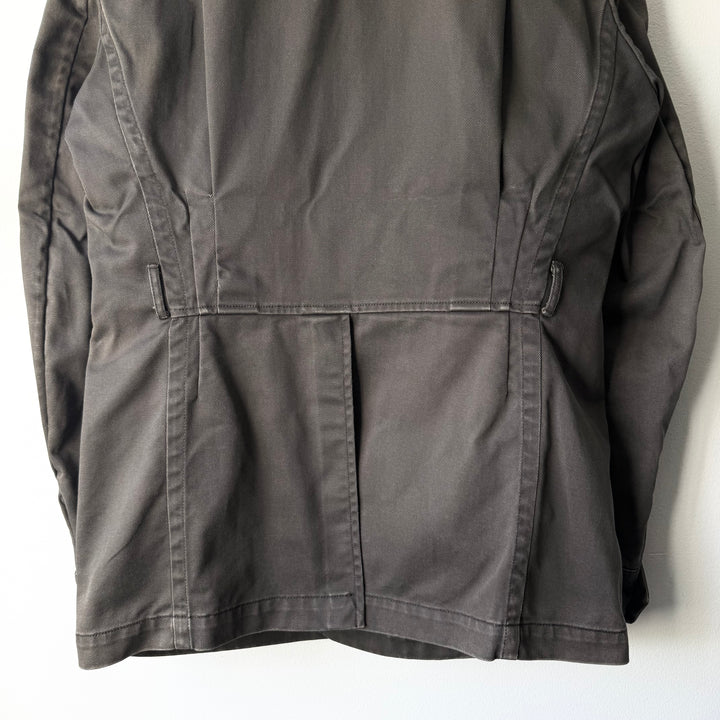 Gucci By Tom Ford SS2003 Brown Cotton Mandarin Collar Safari Jacket