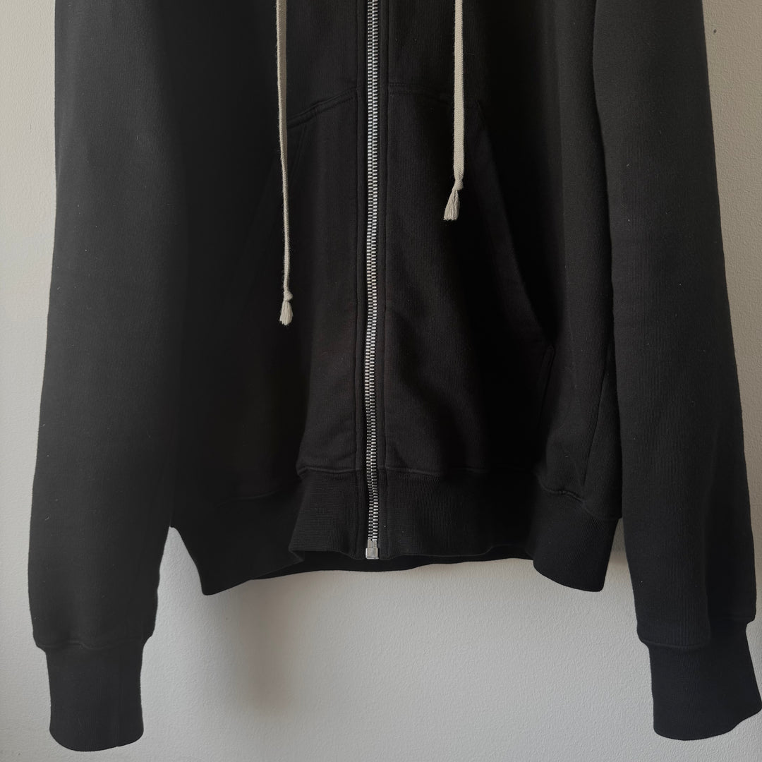 Rick Owens DRKSHDW FW22 Felpa Fleece Cotton Jason Zip-Up Hoodie