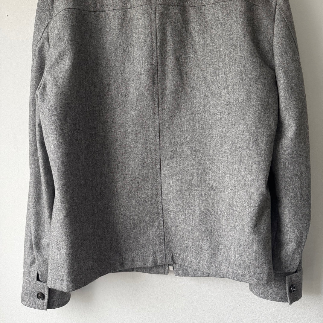 Prada 1990’s Gray Wool Short Blouson Jacket