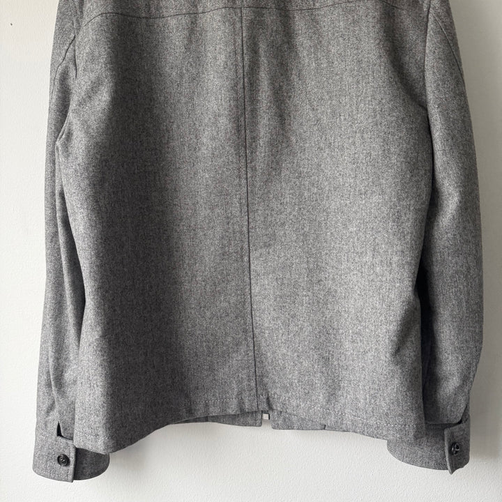 Prada 1990’s Gray Wool Short Blouson Jacket