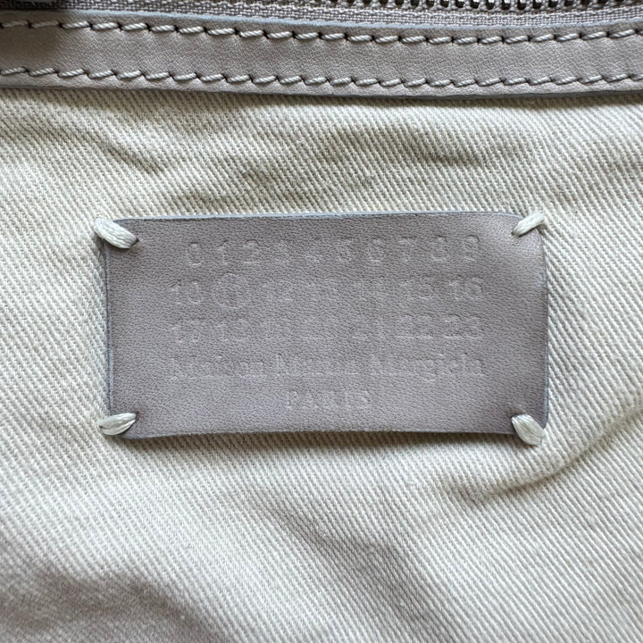 Martin Margiela 2010 Gray Cotton Canvas Crossbody Sailor Bag