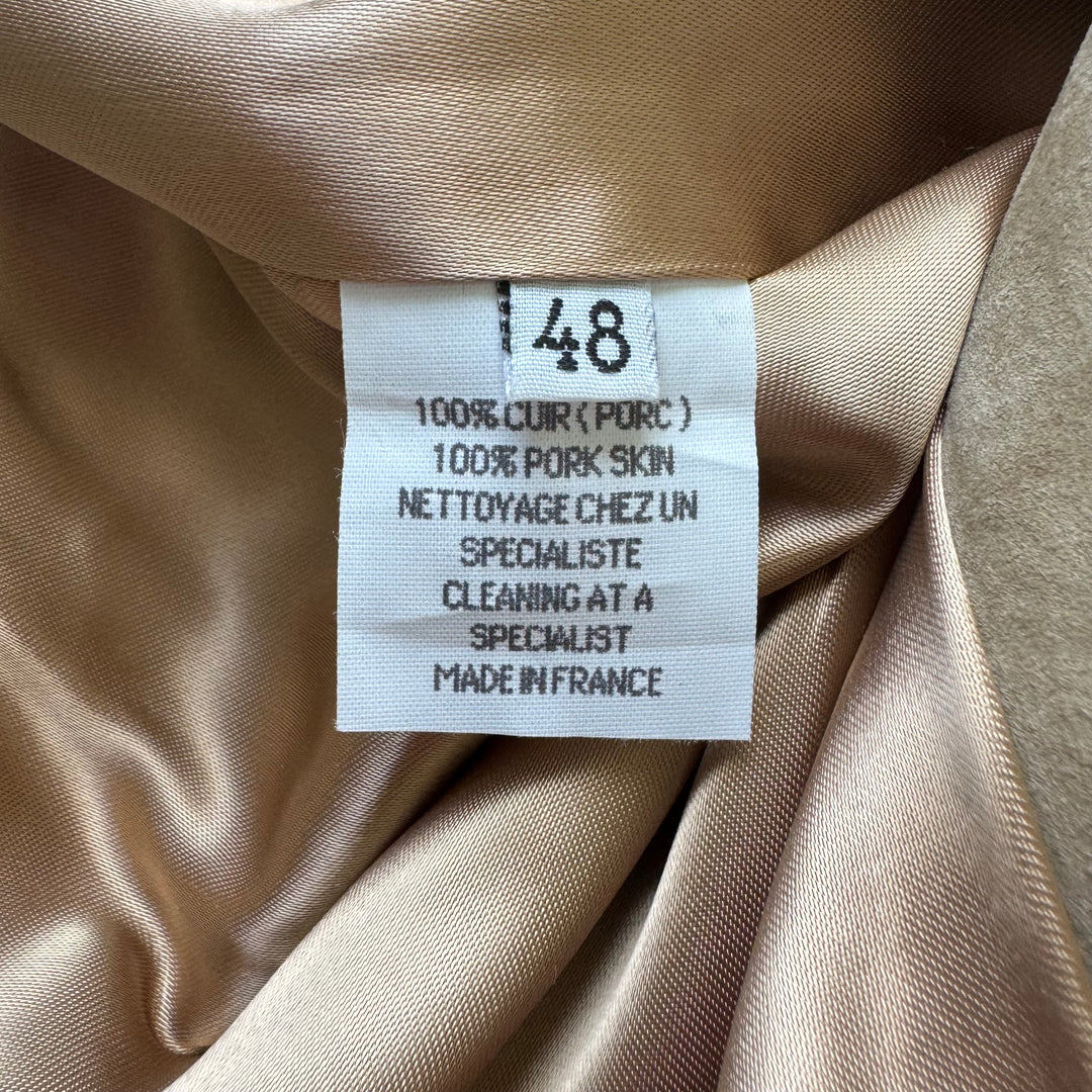 SS2001 Martin Margiela Relaxed Pig Suede Leather Pants