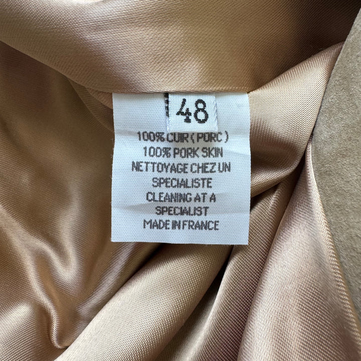 SS2001 Martin Margiela Relaxed Pig Suede Leather Pants