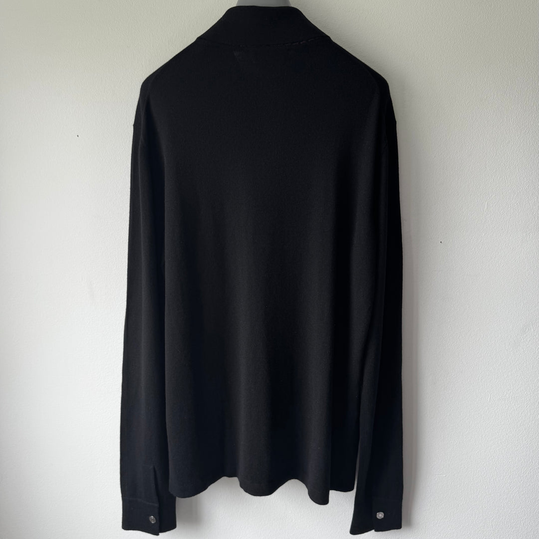 Hermes Cashmere/Silk Long Sleeve Polo Knit