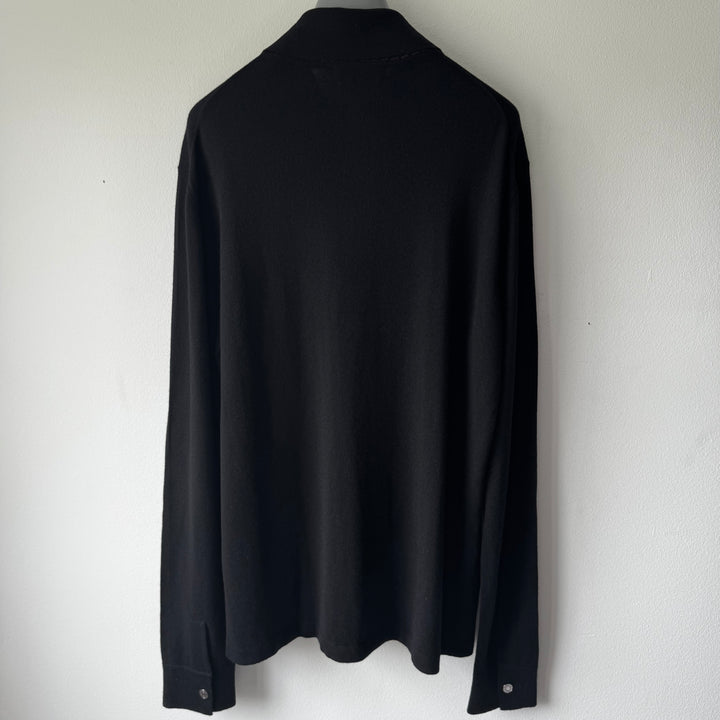 Hermes Cashmere/Silk Long Sleeve Polo Knit