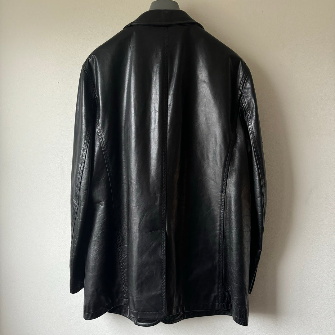 Prada FW1998 Mainline Leather Blazer Jacket