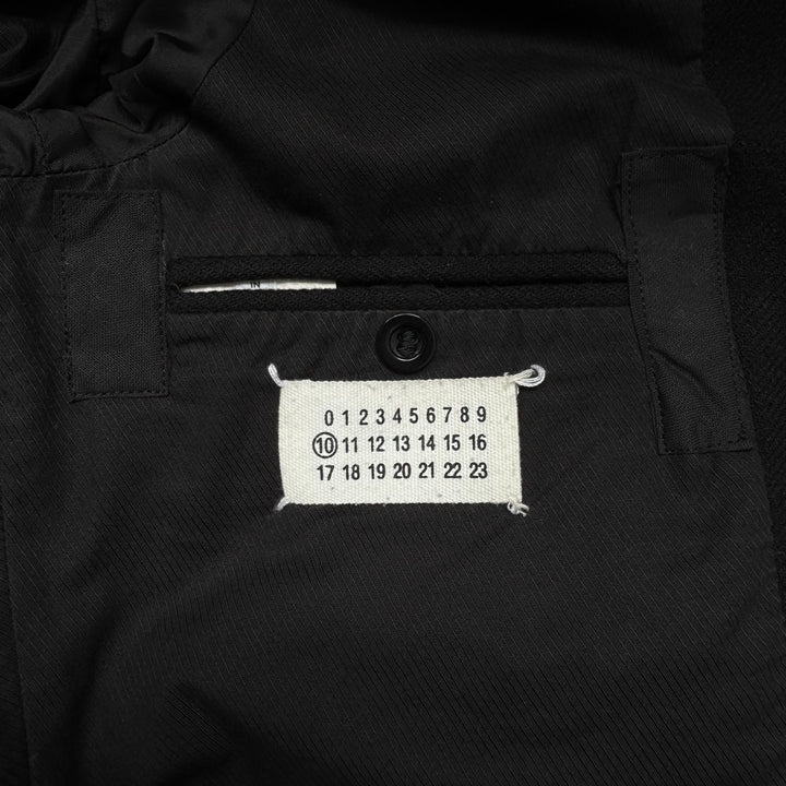AW2008 Martin Margiela Black Wool Perfecto Biker Jacket
