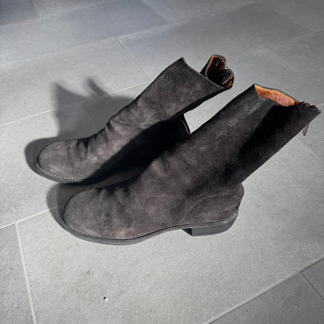 Guidi 788Z Pony Hair Suede Back Zip Boots