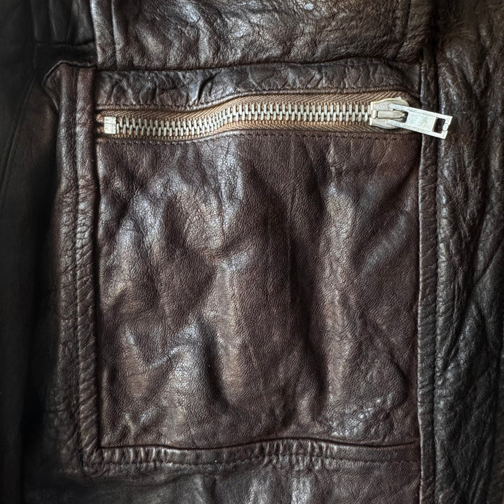 Rick Owens FW2008 Dust Hammered Lamb Leather Bruiser Jacket
