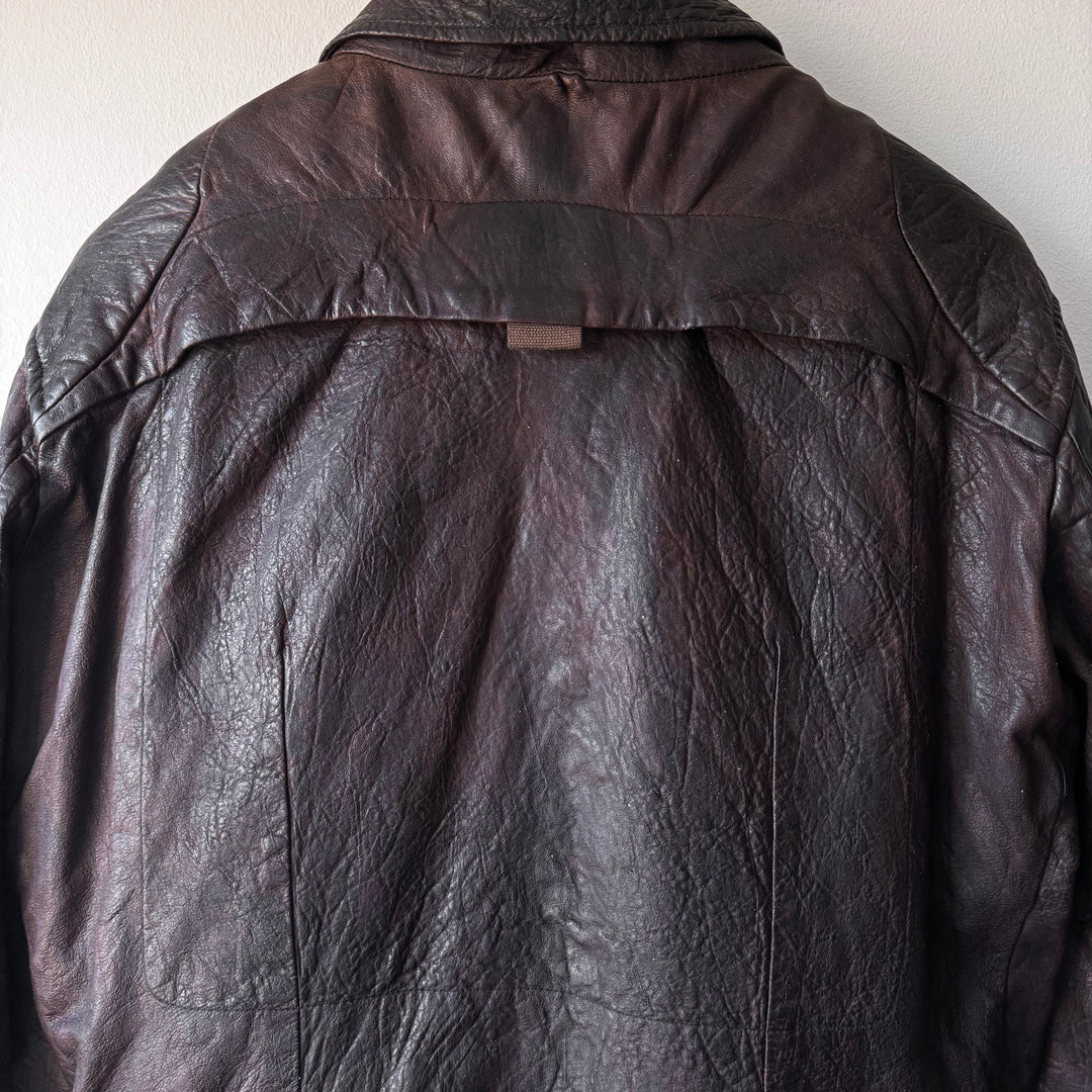 Rick Owens FW2008 Dust Hammered Lamb Leather Bruiser Jacket