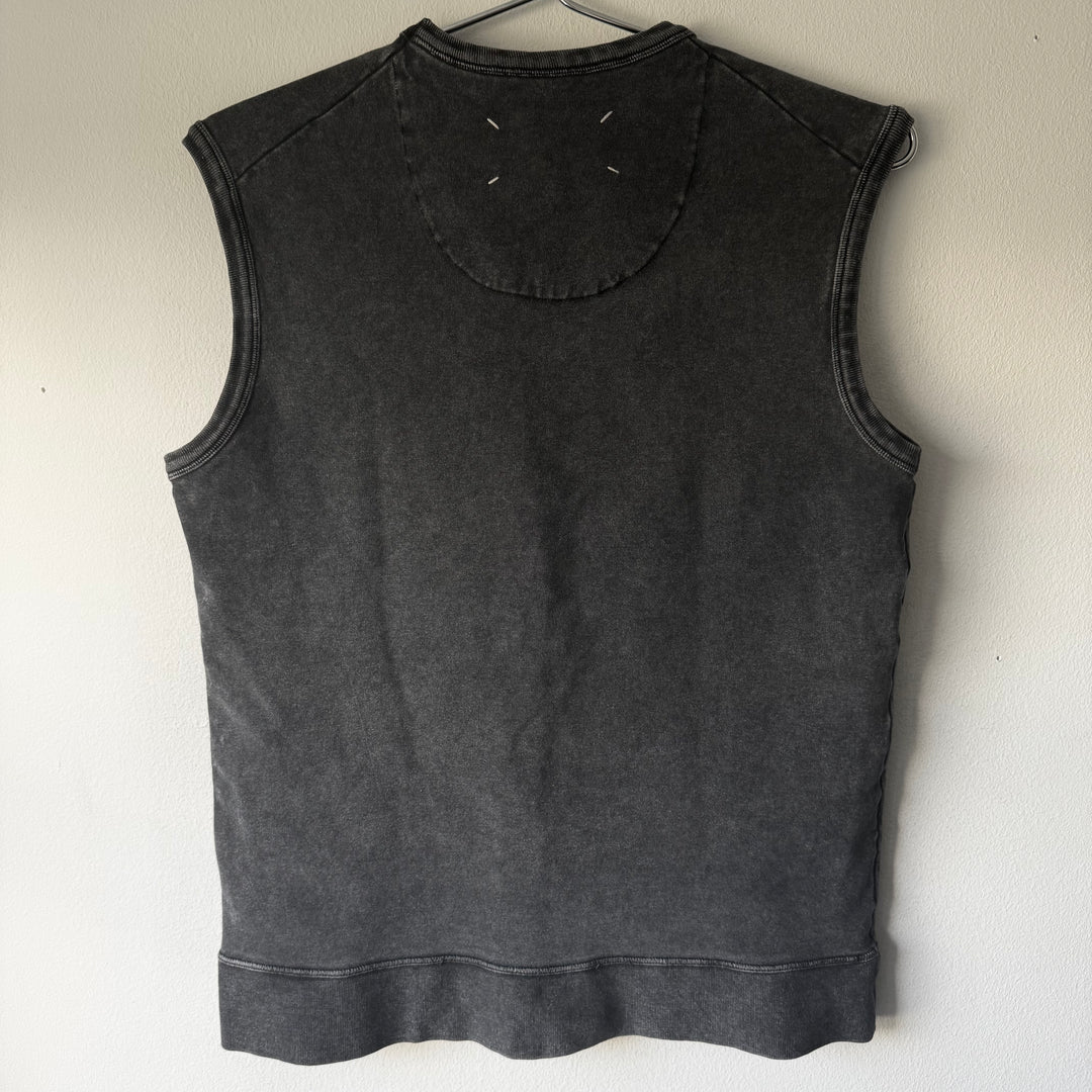 SS1999 Martin Margiela Dark Gray Cotton Jersey Vest