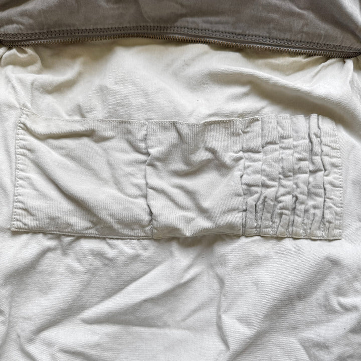 Martin Margiela 2010 Gray Cotton Canvas Crossbody Sailor Bag