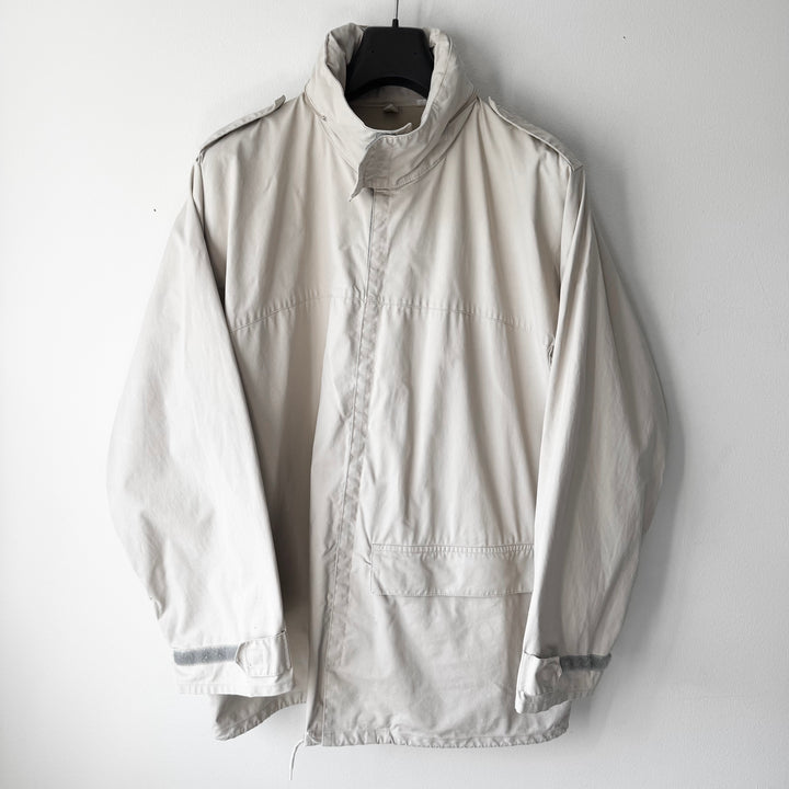 Helmut Lang SS1998 Ecru Cotton Military Jacket