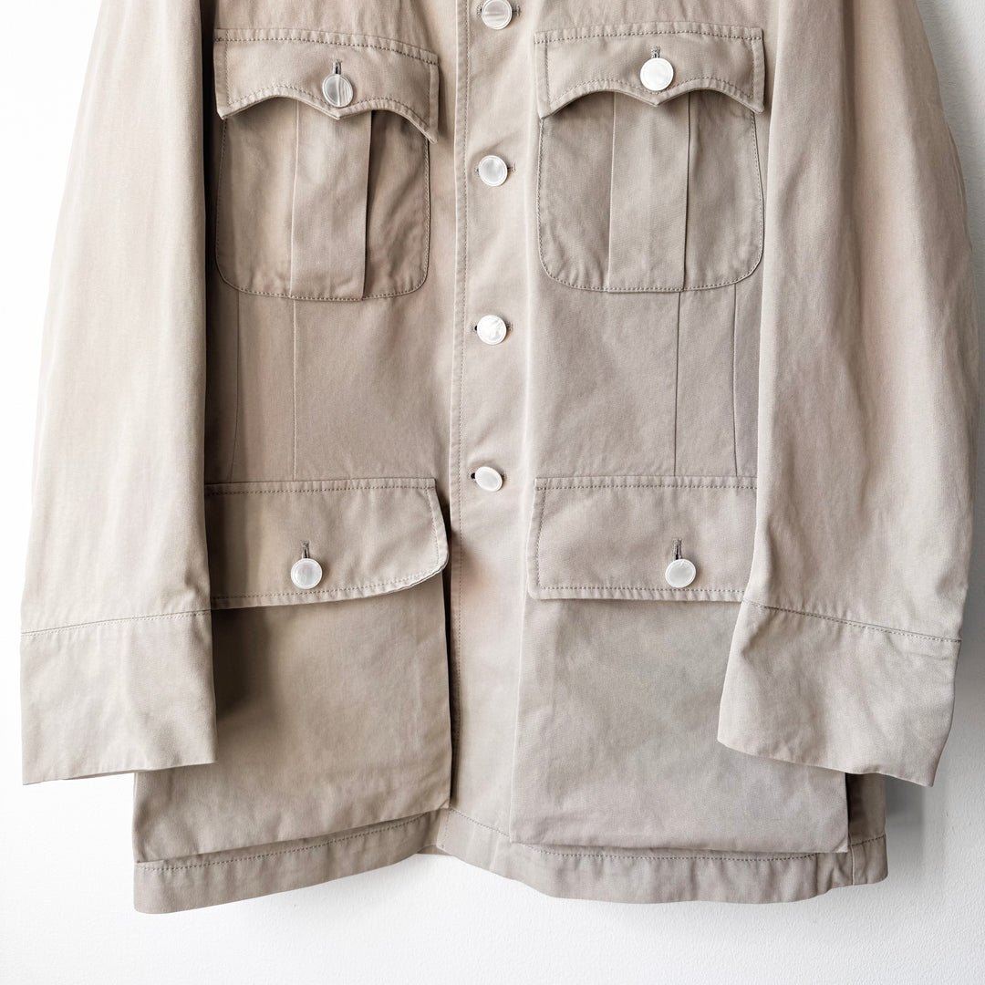 Gucci By Tom Ford SS2003 Beige Cotton Safari Jacket