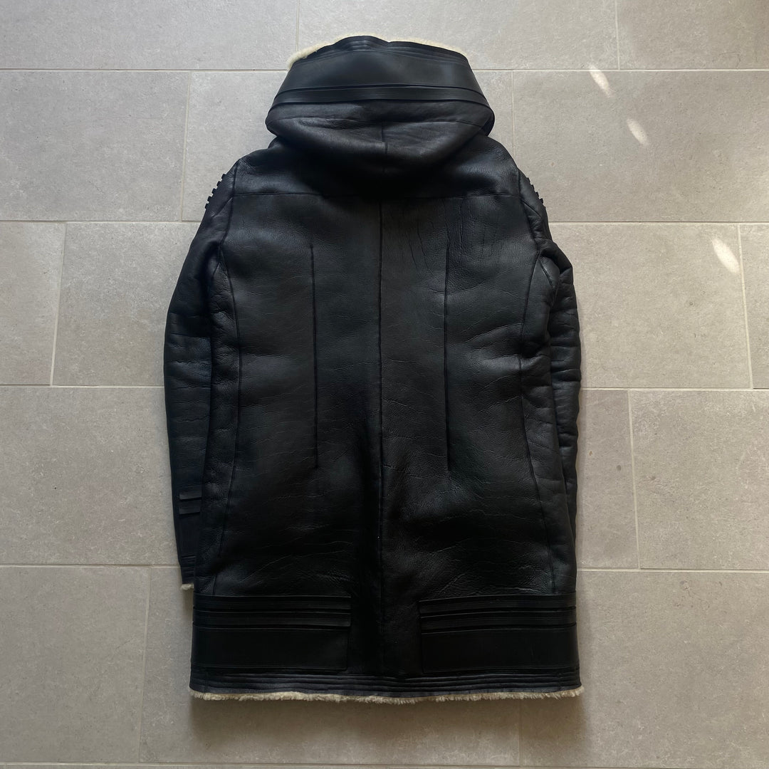 Rick Owens FW13 Runway Shearling Parka/Hooded Coat
