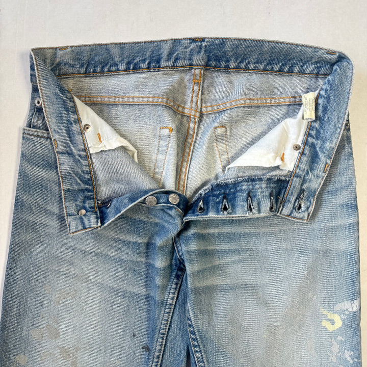 Helmut Lang 1999 Boot Cut Flared Painter Jeans Denim