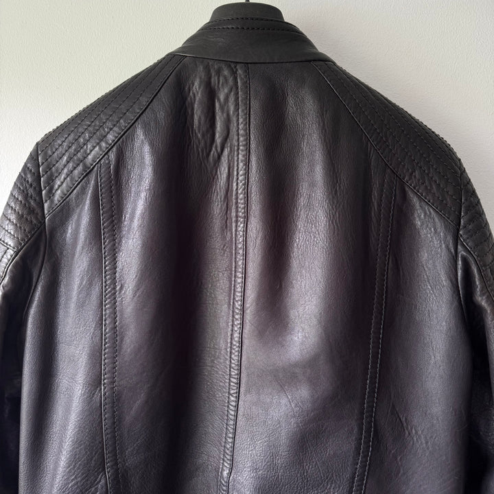 Gucci 2000's Moto Biker Nappa Leather Jacket