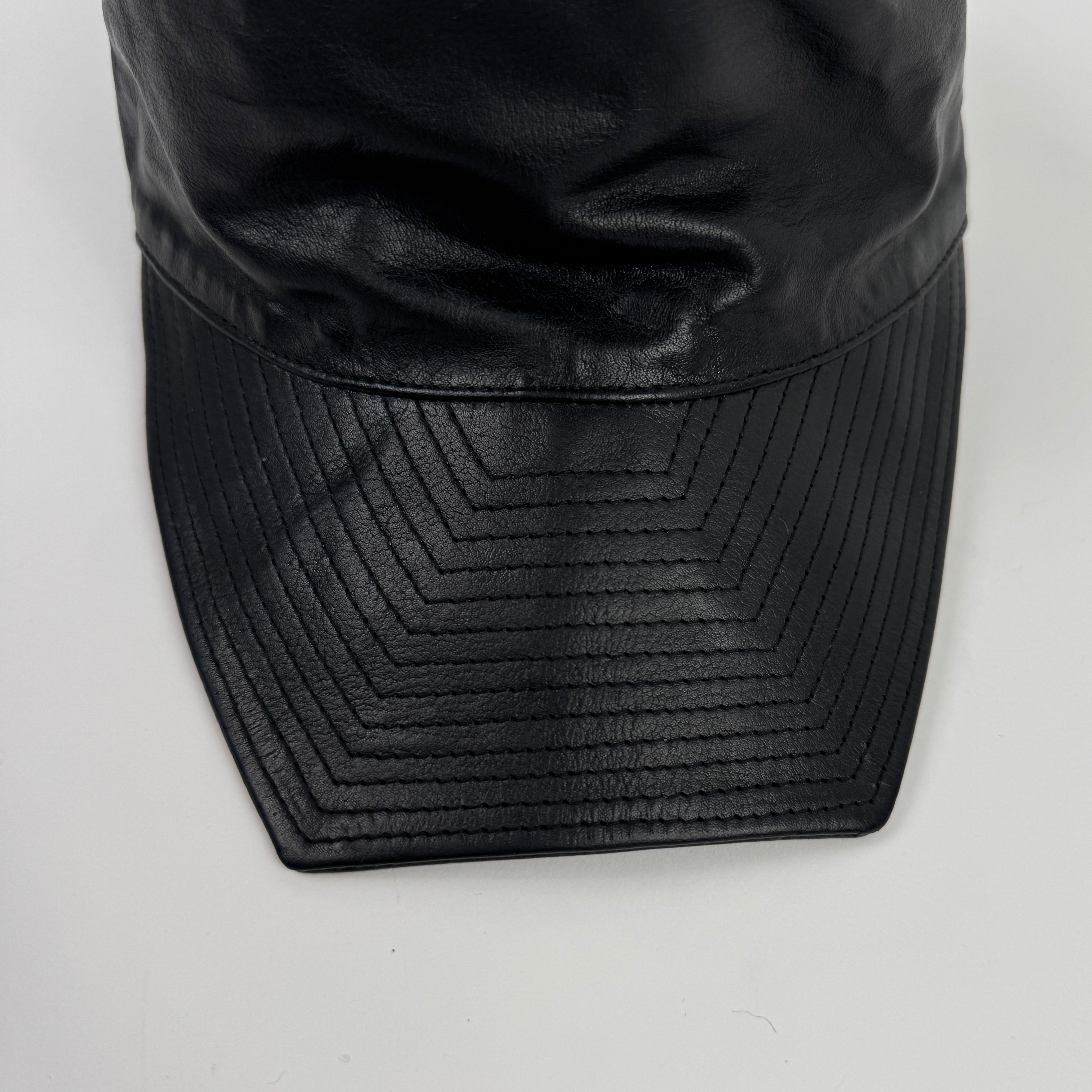 Guidi SS2018 HT01 Kangaroo Full Grain Leather Hat/Cap