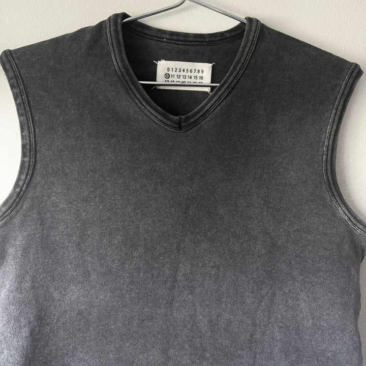 SS1999 Martin Margiela Dark Gray Cotton Jersey Vest