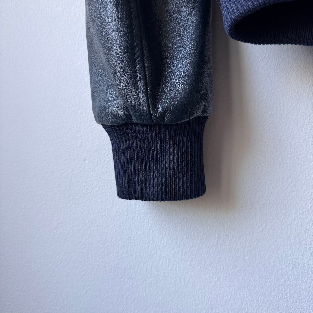 SS2007 Martin Margiela Petrol Multi-Zip Detachable Bomber Leather Jacket