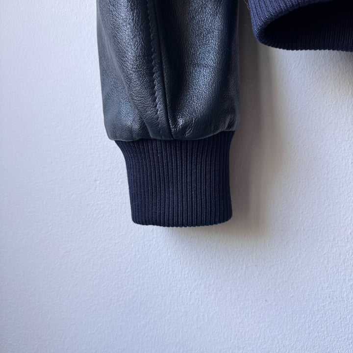 SS2007 Martin Margiela Petrol Multi-Zip Detachable Bomber Leather Jacket