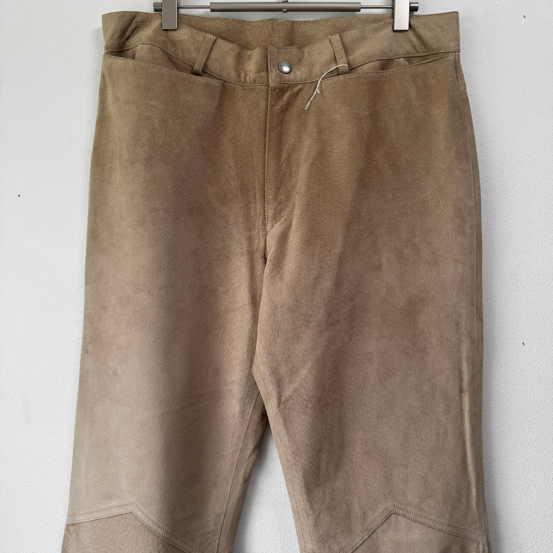 SS2001 Martin Margiela Relaxed Pig Suede Leather Pants