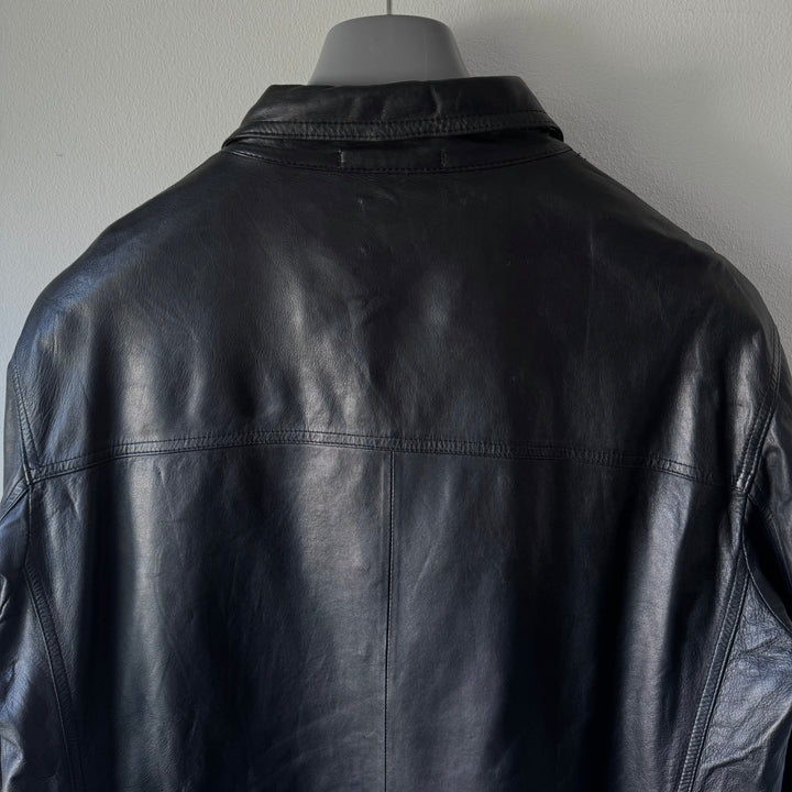 Prada Mainline Unlined Leather Blouson Jacket