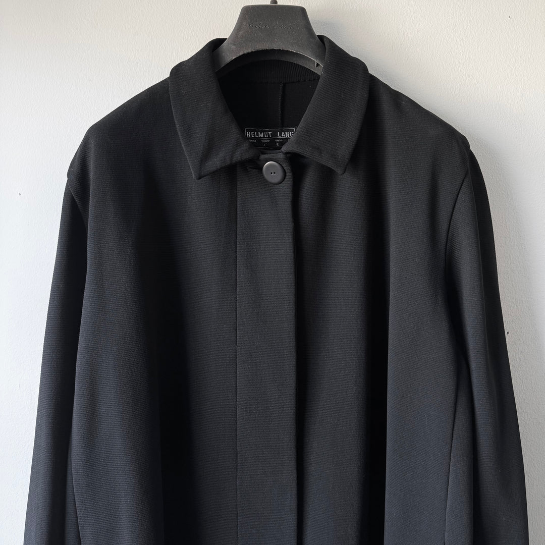 Helmut Lang 1987 Black Car Coat
