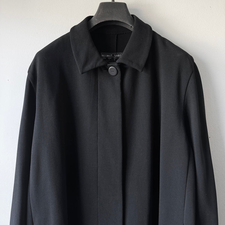 Helmut Lang 1987 Black Car Coat