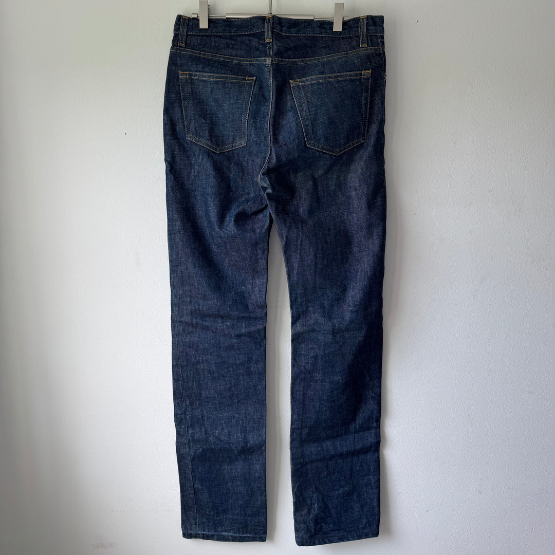 Helmut Lang 1999 Relaxed Cut Vintage Stained Denim