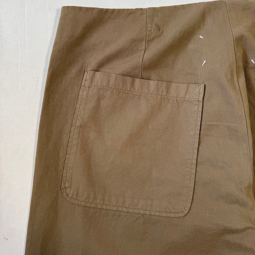 SS2002 Martin Margiela Khaki Cotton McQueen Pants
