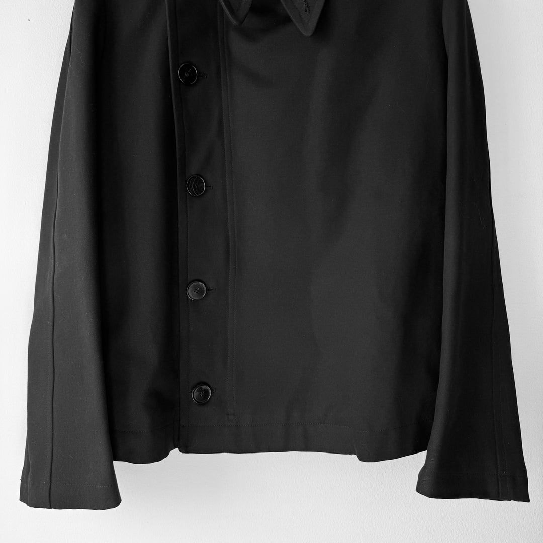 Yves Saint Laurent Rive Gauche By Tom Ford FW2003 Black Cotton Biker Jacket