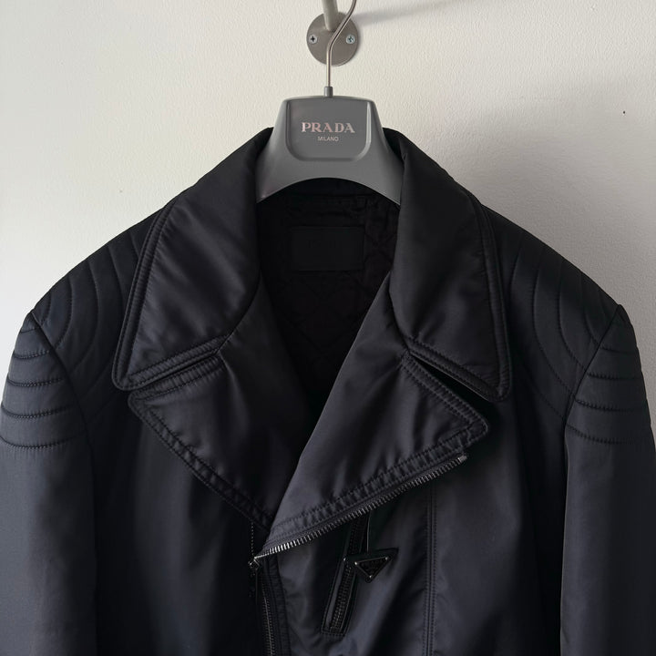 1/1 Custom-Made SS22 Prada Re-Nylon Biker Jacket