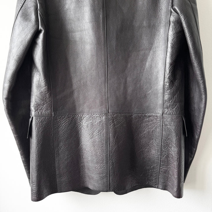Gucci By Tom Ford FW1998 Brown Leather Blazer Jacket