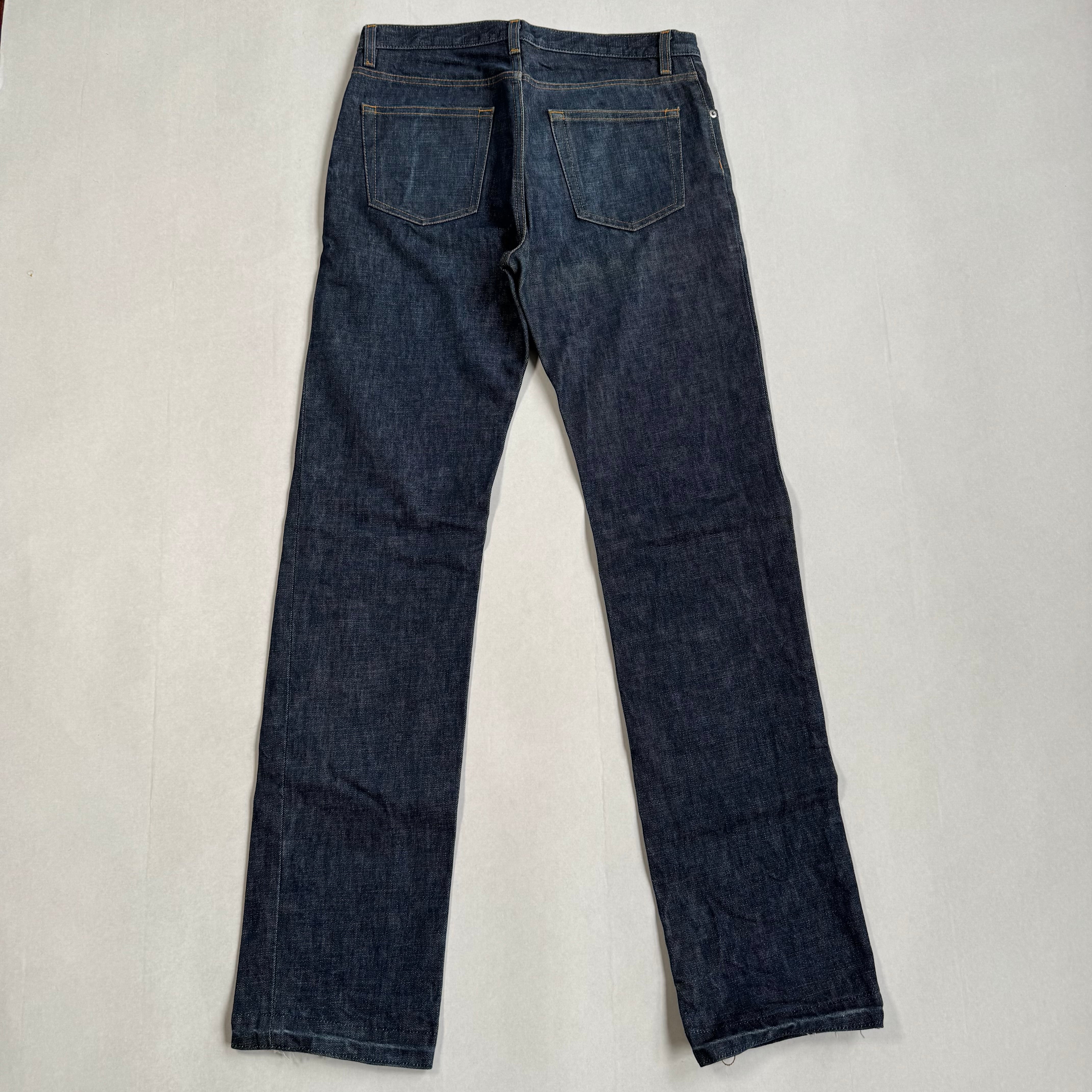 Helmut Lang 1999 Relaxed Cut Vintage Stained Denim – Recollected
