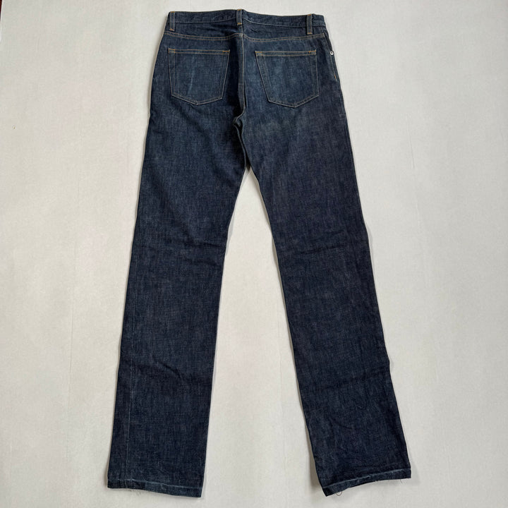 Helmut Lang 1999 Relaxed Cut Vintage Stained Denim