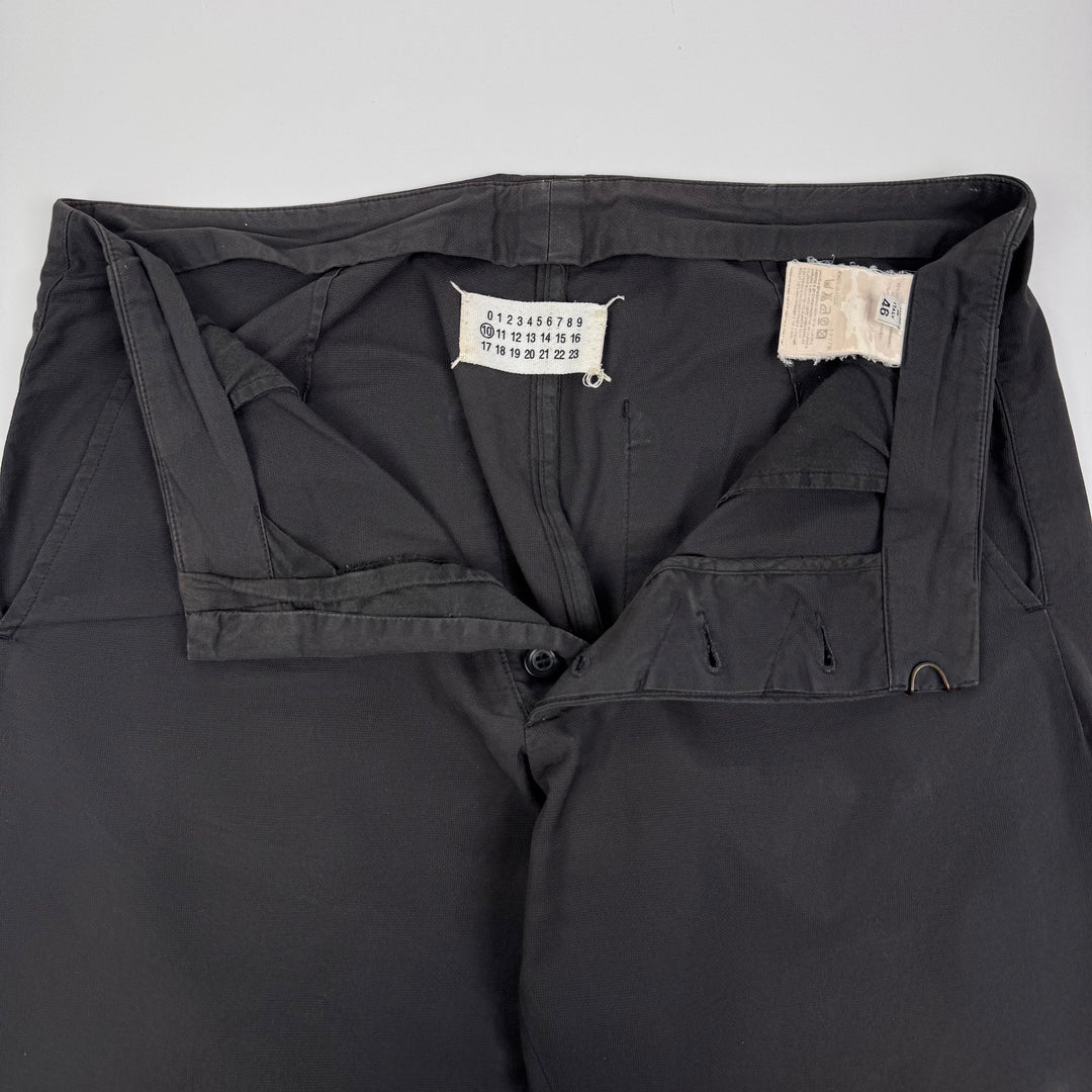 SS2009 Martin Margiela Gray McQueen Cotton Relaxed Pants