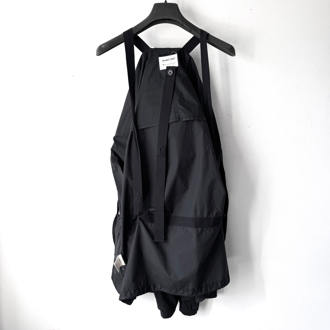 Helmut Lang SS1999 Black Cotton/Polyamide Packable Parachute Anorak