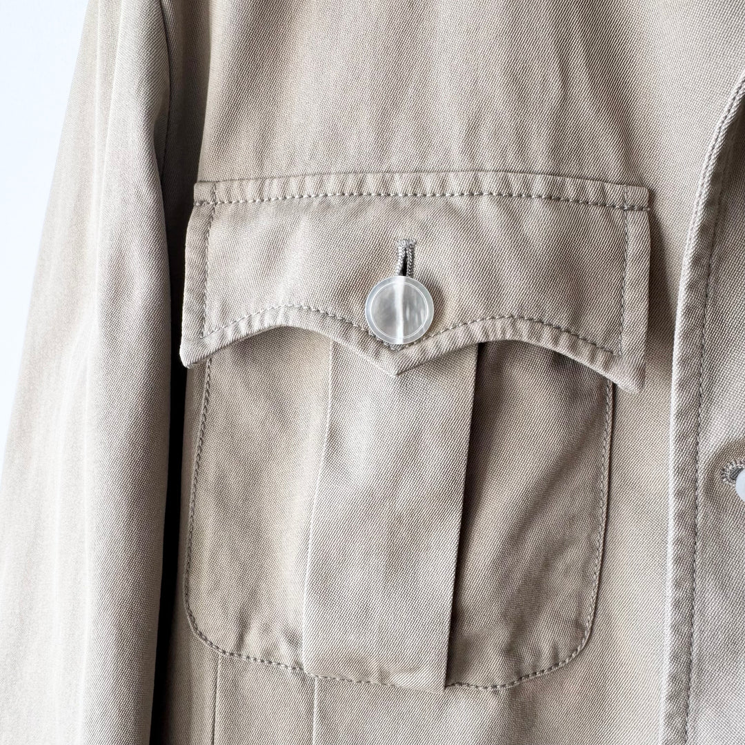 Gucci By Tom Ford SS2003 Beige Cotton Safari Jacket