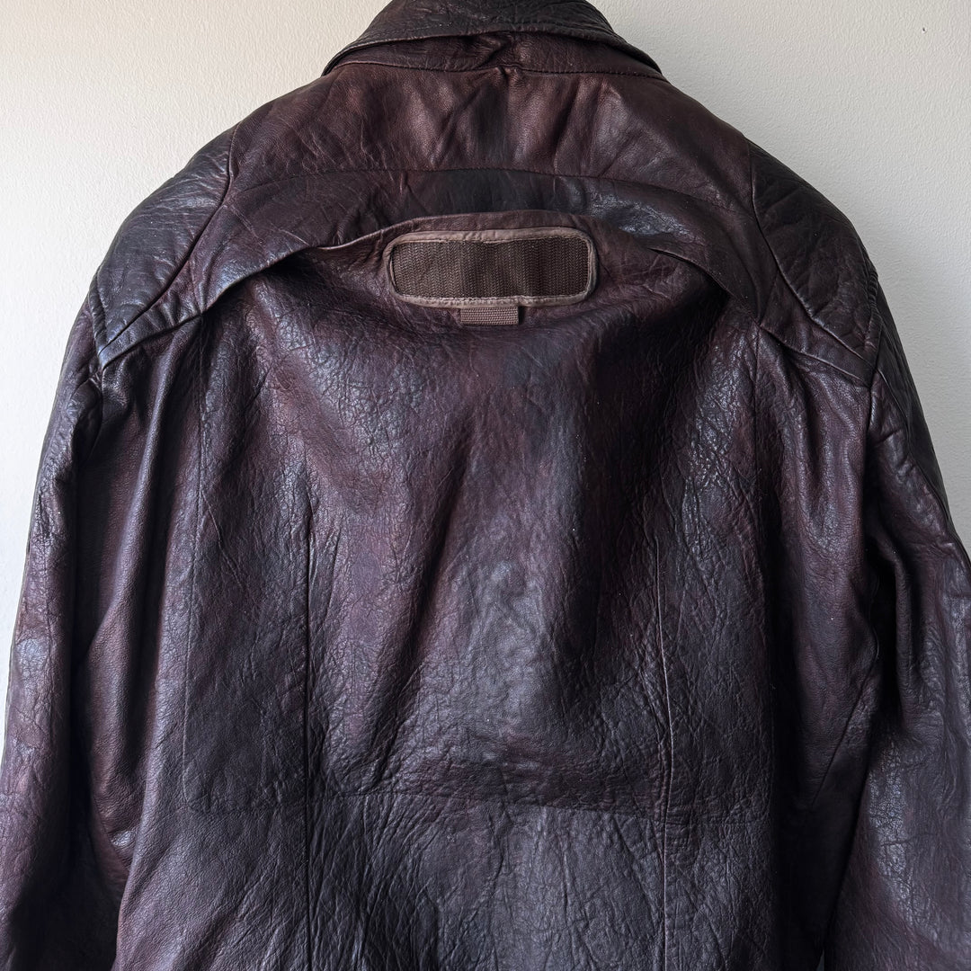 Rick Owens FW2008 Dust Hammered Lamb Leather Bruiser Jacket