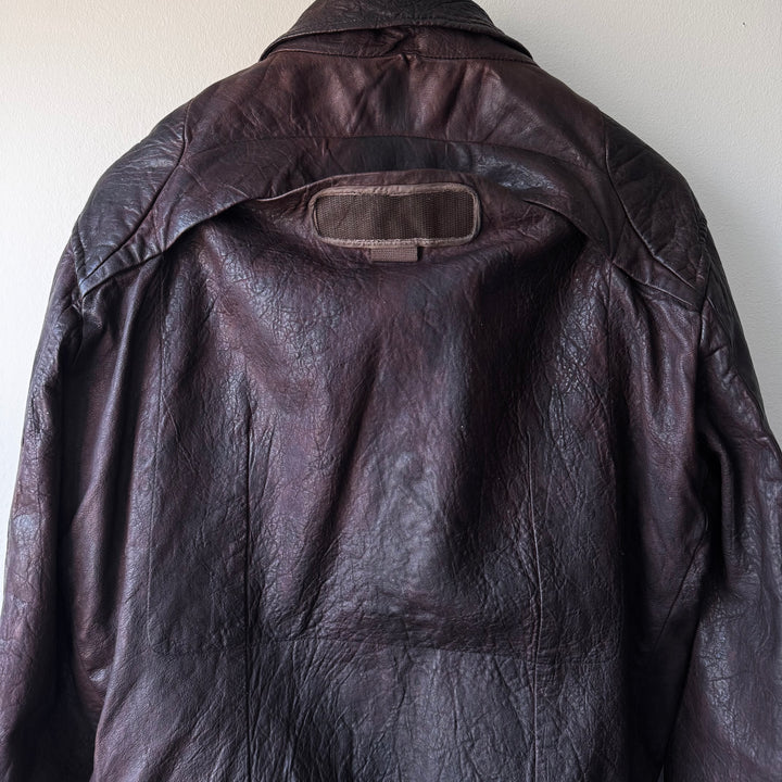 Rick Owens FW2008 Dust Hammered Lamb Leather Bruiser Jacket