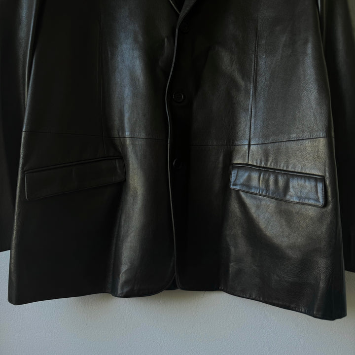 Prada FW1999 Mainline Lamb Leather Blazer Jacket