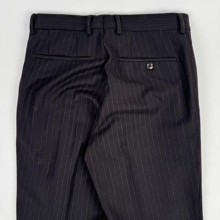 Gucci By Tom Ford 1990’s Gray Pinstripe Tailored Straight Suit Trousers