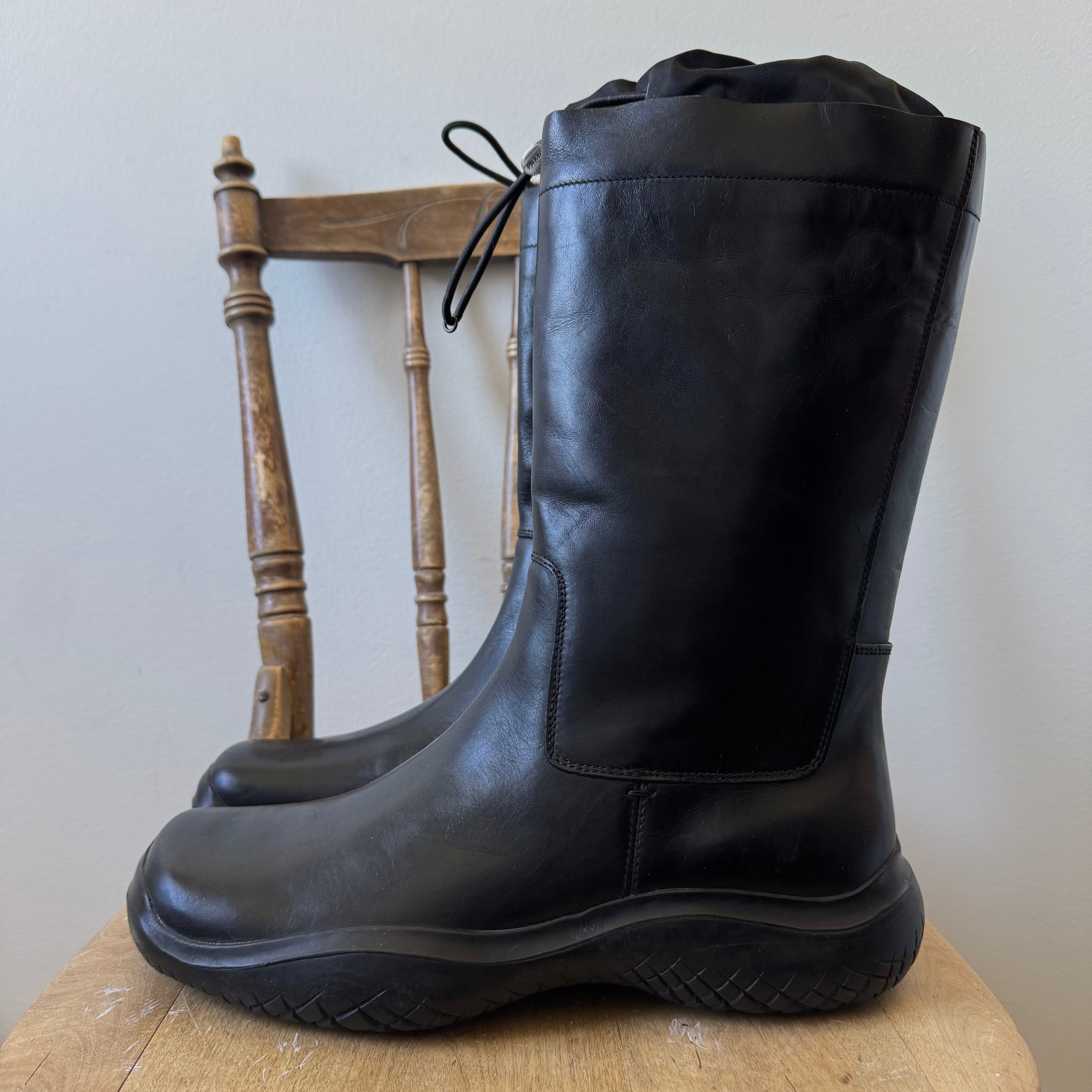 靴 Archive 08ss Prada leather boots Prada Leather Boots | Saks Fifth Avenue