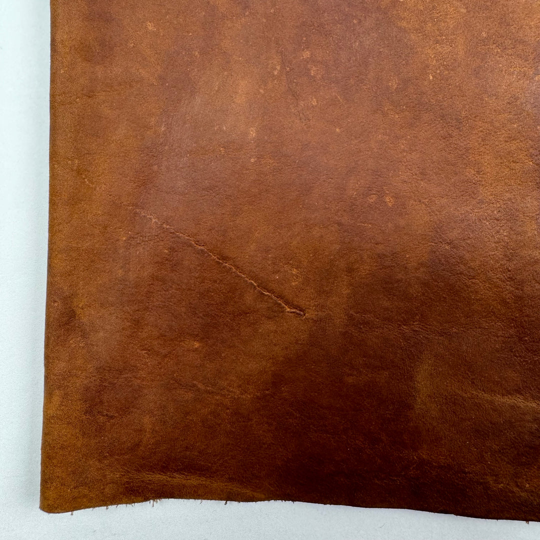 AW2001 Martin Margiela Raw Cowhide Brown Leather McQueen Cargo Pants