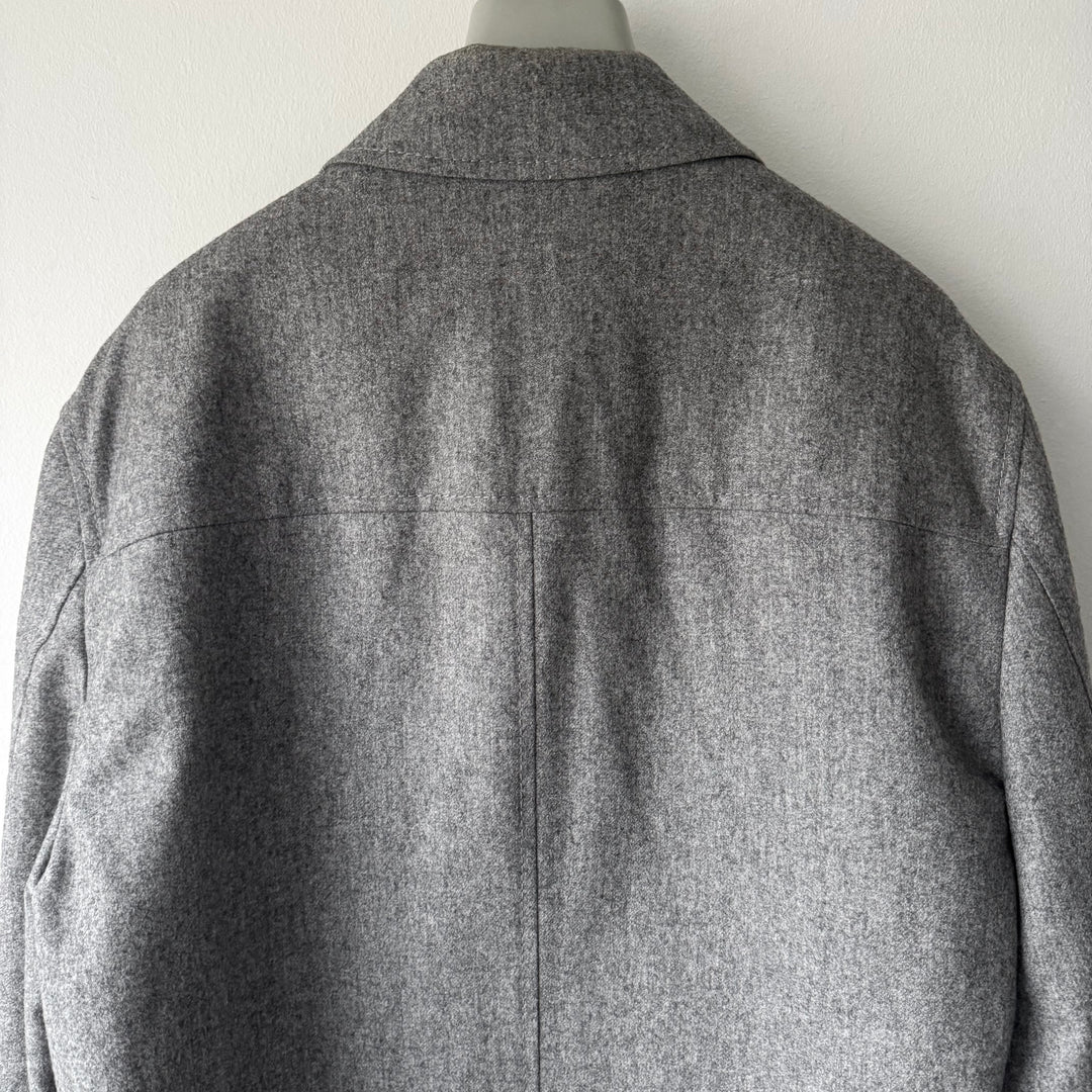 Prada 1990’s Gray Wool Short Blouson Jacket