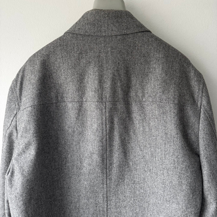 Prada 1990’s Gray Wool Short Blouson Jacket