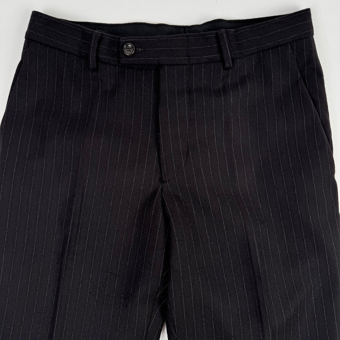 Gucci By Tom Ford 1990’s Gray Pinstripe Tailored Straight Suit Trousers