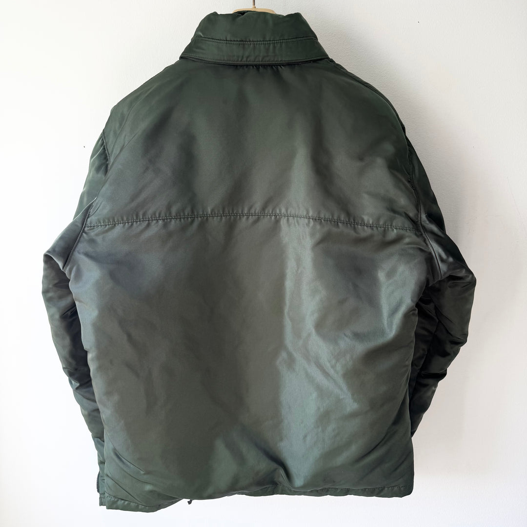 Gucci By Tom Ford FW1998 Cold Olive Double Zip Down Puffer Jacket